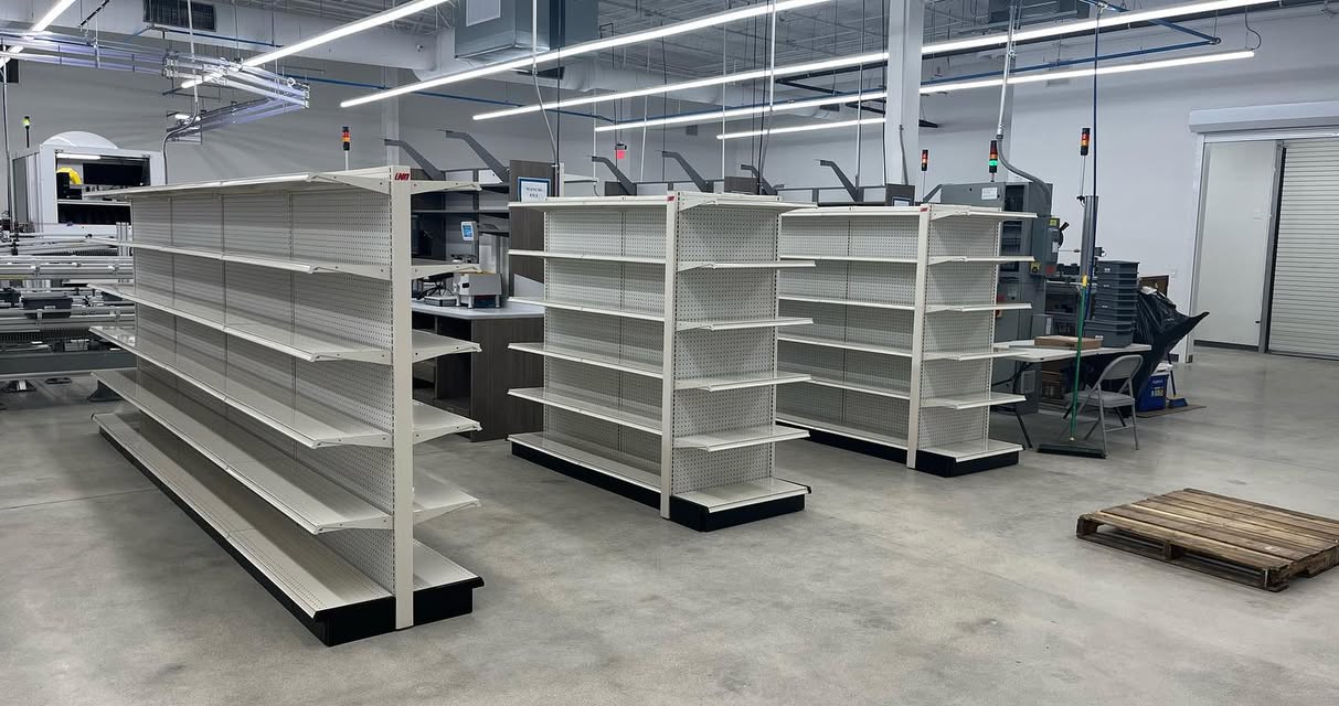 Supermarkets and Grocery Store Gondola Shelving